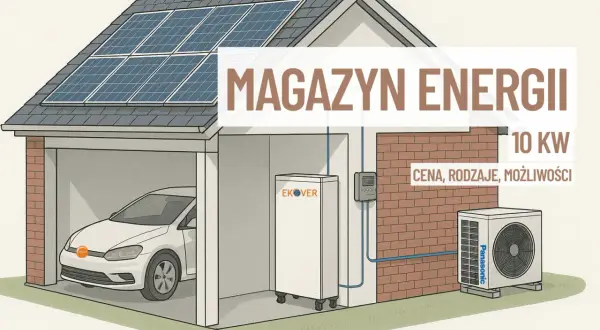 Dom z panelami fotowoltaicznymi, magazynem energii i samochodem elektrycznym. Sprawdź, jak uzyskać fotowoltaika dofinansowanie!