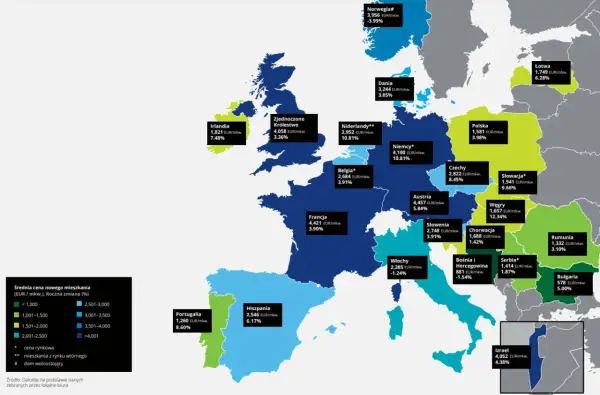 Gdzie są najtańsze mieszkania w Europie? Odkryj najlepsze oferty