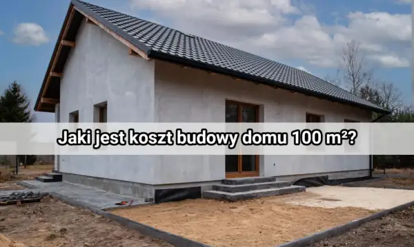 Nowy dom w stanie surowym. Zastanawiasz się, ile kosztuje budowa domu 100 m²?